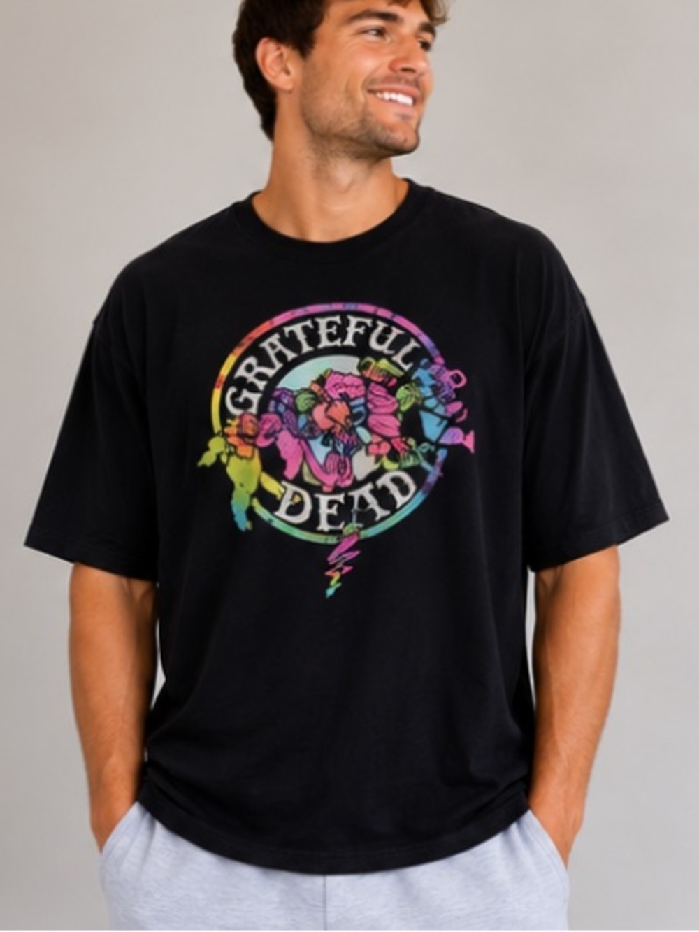 Men’s black grateful dead tee 2xlarge